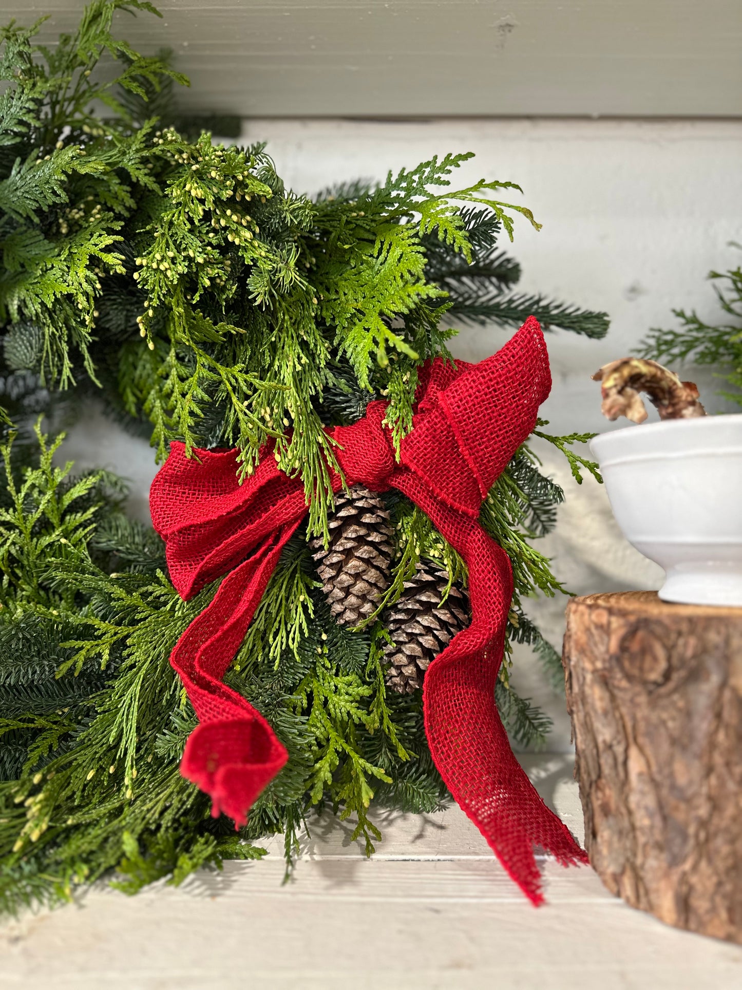 Fresh Christmas Wreath Workshop
