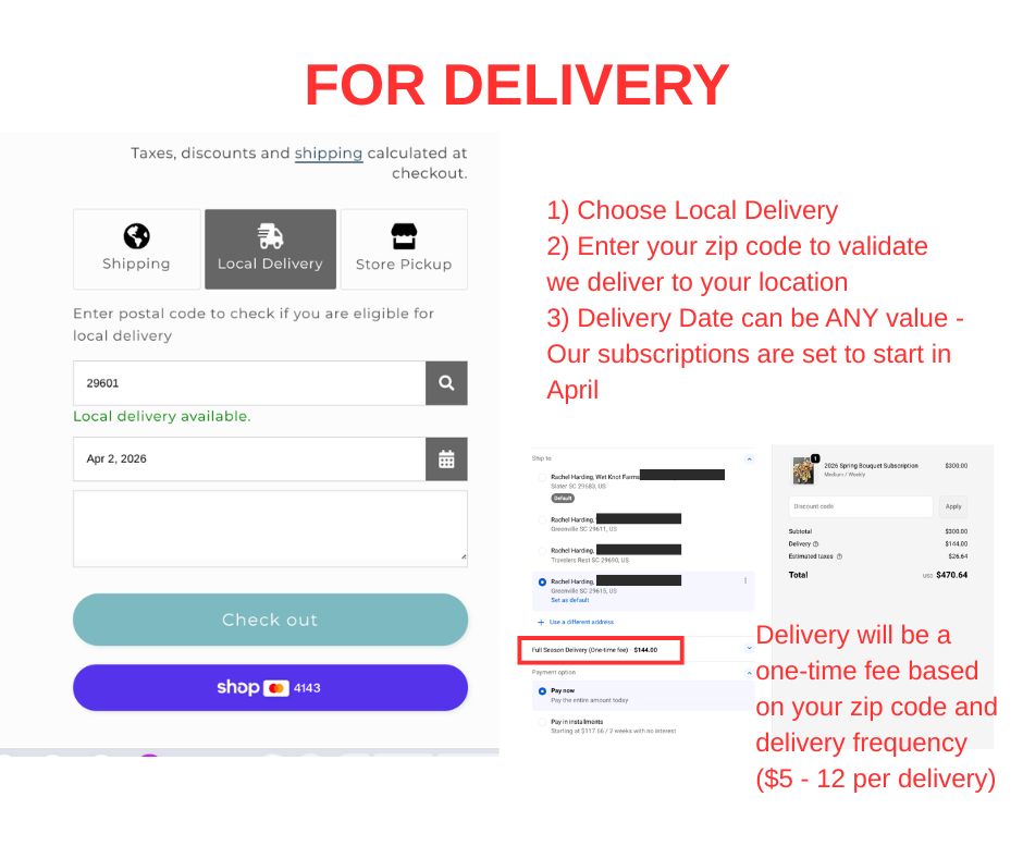 2026 Spring Bouquet Subscription